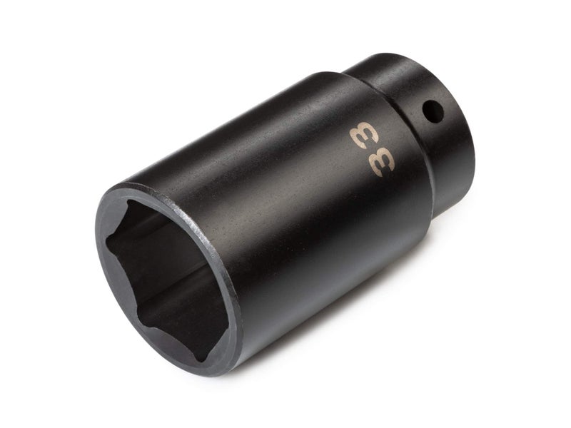 TEKTON 1/2 Inch Drive x 33 mm Deep 6-Point Impact Socket | SID23133 - Image 1